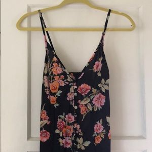 Unbutton Me Floral Maxi Dress